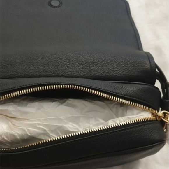 NEW Prada Vitello Phenix Black Leather Crossbody Bag 💯Authentic - Picture 9 of 11